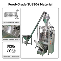 Machine d'emballage verticale automatique pour sachets de poudre de piment, détergent, farine, café, lait, henné et autres produits alimentaires