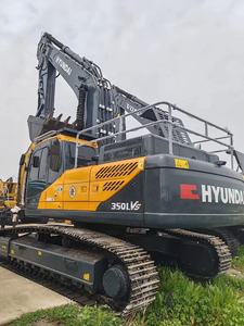 Excavatrice sur chenilles Hyundai 350LVS d'occasion, 35 tonnes, hydraulique, équipement de construction lourd pour l'exploitation minière avec CE EPA - Product Image 3