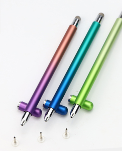 Stylet tactile métallique haute précision avec capuchon magnétique et pointe remplaçable pour dessin et écriture sur <span class=keywords><strong>iPad</strong></span> - Product Image 2