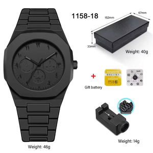 2026 Arabic Numerals Muslims Azan Silicone New <b>Watch</b> Men <b>Watches</b> Relogio Masculino Custom Logo <b>Black</b> Quartz <b>Watches</b> - Product Image 3