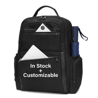 Sac à dos pour ordinateur portable léger et élégant pour homme, personnalisable, de haute qualité, pour les déplacements professionnels, le bureau, Oxford, en stock