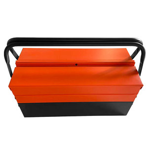 Portable Toolbox Multi-function Tool Organizer Square Cantilever Box Folding <b>Storage</b> Stackable <b>Low</b> Price - Product Image 5