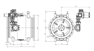 Válvula de aguja de una pieza de acero inoxidable 304/316 con volante de control de émbolo PN10 PN16 para agua, sellado EPDM, serie Echidna - Product Image 5