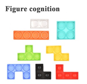 Jouet sensoriel Push Pop Bubble, <span class=keywords><strong>jeu</strong></span> de puzzle pour soulager le <span class=keywords><strong>stress</strong></span>, <span class=keywords><strong>anti</strong></span>-anxiété, concentration et <span class=keywords><strong>jeu</strong></span> tactile - Product Image 4