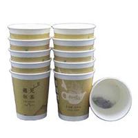 Échantillon gratuit de gobelets à café en papier personnalisés, gobelets biodégradables, revêtement écologique PLA, fournitures pour les cafés, gobelets en papier pour le café