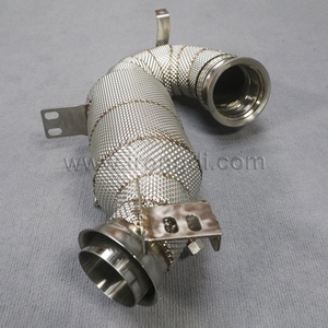 Downpipe catalysé pour Mercedes-Benz GT50 GT53 E53 3.0T en acier inoxydable 304 avec bouclier thermique – Échappement haute performance pour voiture - Product Image 2