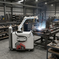 Robot de soudage intelligent pour usine, cobot, aucune codification requise, utilisation flexible, soudage de précision des métaux, 350A/500A, 0,02 mm