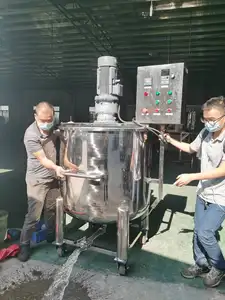 500L 1000L Industrie mischer Mischer Chemischer Flüssig waschmittel Homogen isator Maschinen heizung Homogenisieren Misch behälter