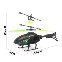 Hélicoptère RC AiJH, jouet volant d'intérieur, contrôle par induction infrarouge, commande à la main, mini avion télécommandé pour enfants