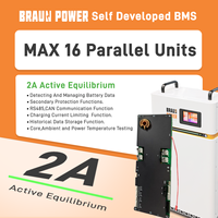 PL EU Stock Braun Power 51.2V 314Ah 16KWh LiFePO4 batterie mobile Lifepo4 ESS 2A équilibreur actif pour le stockage d'énergie domestique