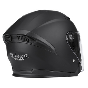 Casco de media cara ABS con doble visera y diseño sencillo para motocicleta y bicicleta eléctrica - Product Image 5