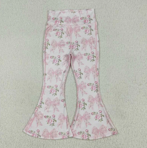 Pantalons de yoga à pattes d'éléphant pour bébés filles - Product Image 2