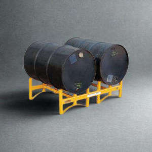 Estante de Almacenamiento para Tambores de Acero, Soporte Resistente para Tambores de Aceite, para Uso Industrial en Almacenes, Fábricas y Almacenamiento de Productos Químicos - Product Image 2