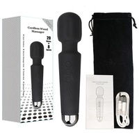 Amazons Neuer Aufladbarer Vibrator Starke Vibration Einzigartige Kopfform Ein-Klick-Steuerung für Weibliche Erwachsenen-Massagestab