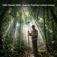 Récepteur GNSS Foif A90 avec IMU, GPS différentiel RTK, 1408 canaux, instrument de topographie GNSS RTK avec logiciel Surpad mis à jour
