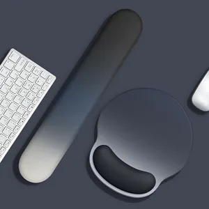 ECO Silicone Ergonomic Mouse Keyboard Pads Wrist Rest Gel Mousepad Rest Mouse Wrist Rest Pad Office Silicon Logo Custom