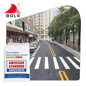 Reflective Index 200 White Color Thermoplastic Road Marking Paint For City Road