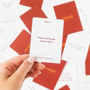 Personnalisé 150 Jeux de cartes de relation pour les Couples Cartes de conversation Couples Aventure Date Nuit Cartes de <span class=keywords><strong>questions</strong></span> - Product Image 5