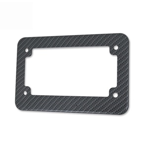 Cadre de plaque d'immatriculation de moto standard américain, vente en gros de cadres de plaque d'immatriculation de moto personnalisés en fibre de carbone - Product Image 1