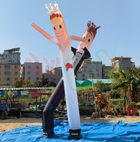 Danseur aérien gonflable personnalisé pour la publicité, marié et mariée, danseur aérien géant pour la décoration de mariage