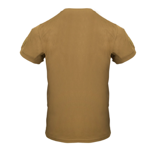 Polo personnalisé DFP904 couleur marron avec porte-lunettes et poche sur la manche, manches courtes, col rond - Product Image 3