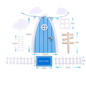 Set <span class=keywords><strong>de</strong></span> Decoración Navideña para <span class=keywords><strong>Casa</strong></span> <span class=keywords><strong>de</strong></span> <span class=keywords><strong>Muñecas</strong></span> 1/12, Modelo <span class=keywords><strong>de</strong></span> Puerta <span class=keywords><strong>de</strong></span> Madera en Miniatura, Puerta <span class=keywords><strong>de</strong></span> Cuento <span class=keywords><strong>de</strong></span> Hadas con Duende - Product Image 5