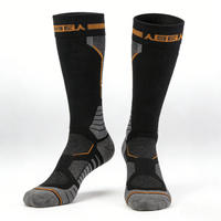 Chaussettes de ski thermiques de qualité supérieure, compressives et rembourrées, talon et bout renforcés, toutes saisons, imperméables, pour les amateurs de sports de plein air