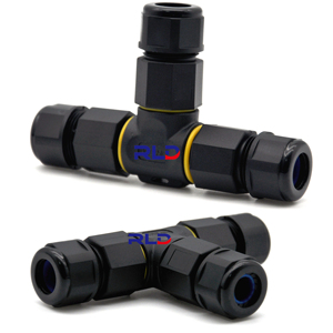 L20 3针t型抽头防水连接器T型电缆连接器IP67工业电源电缆电线连接器 - Product Image 6