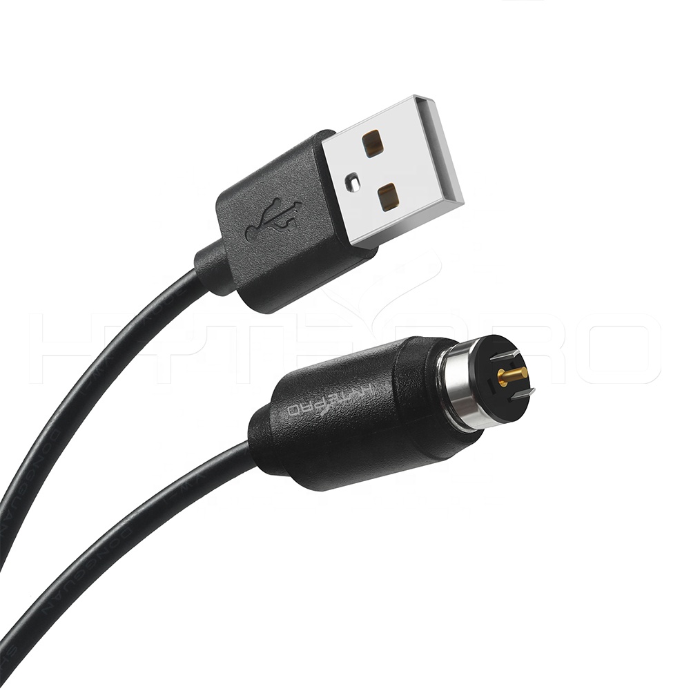 Адаптер магнитного кабеля для быстрой зарядки с прямой головкой 2 pogo pin