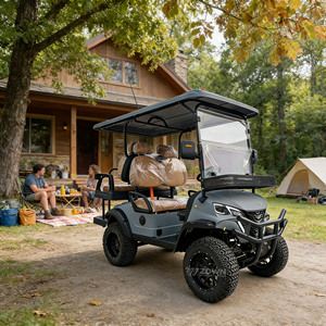 Voiturette de golf 4 places pour l'accueil en hôtel et les excursions touristiques – Couleurs personnalisables pour les commodités des complexes hôteliers et l'utilisation en club-car - Product Image 1