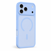 Coque de protection magnétique pour appareil photo pour iPhone 16 17 18 Pro Max, dos givré, hybride TPU PC, antichoc, avec protection d'objectif