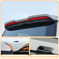 Accessoires de voiture, lifting, aileron arrière, aileron de toit arrière avec lumière pour Toyota Land Cruiser Prado LC250 2023 2024