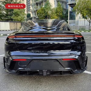 Kit carrosserie MSY en fibre de carbone sèche de haute qualité pour <span class=keywords><strong>Porsche</strong></span> <span class=keywords><strong>Taycan</strong></span> avec lèvre avant, diffuseur arrière, jupes latérales, accessoires automobiles - Product Image 6