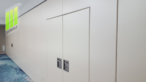 Puertas de acordeón de partición acústica plegable de diseño moderno, pared móvil deslizante plegable para espacio escolar al aire libre - Product Image 2