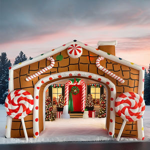 أقواس عيد الميلاد الملونة القابلة للنفخ للاستخدام في الخارج حسب الطلب - Product Image 1