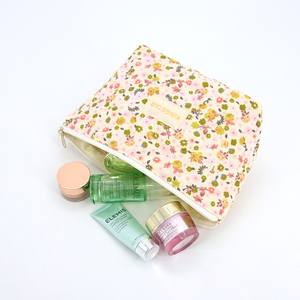 Sac de voyage en toile souple de haute qualité avec fermeture éclair et lettres, pour pochette gonflée, sacs cosmétiques pour femme, collection 2026, design coréen - Product Image 3