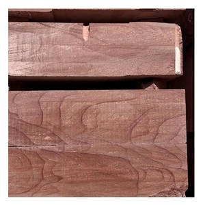 Rampe de balcon élégante en grès rouge artisanal, style patrimoine, pour architecture de temple, escalier de balcon, délimitation de jardin, décorative - Product Image 1