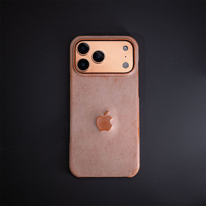 เคสโทรศัพท์หนังวัวอิตาลีทำมือ Zenos สำหรับ iPhone, โลโก้ Apple แบบนูน 3 มิติ ดีไซน์บางเฉียบ หุ้มครึ่งตัว สไตล์เรโทร หนังแท้ ปกป้องแบบสั่งทำพิเศษ - Product Image 3