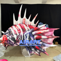 Poisson gonflable géant Poisson de mer gonflable coloré pour décoration marine