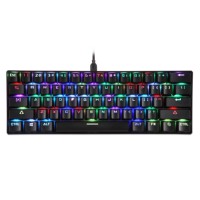Clavier mécanique Motospeed CK61, russe, anglais, gaming, RGB, interface Type-C, programmable, mini format, disposition personnalisée