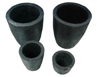 Creusets en graphite pour pièces d'usinage de grafits pour la fusion ou la coulée de métaux amorphes particuliers, métaux rares