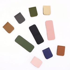 3 Days Shipping Promotional <b>Gift</b> Bookmark Magnetic Closure Book Clips Pu Leather Reading <b>Gifts</b> Accessories for Graduatoion - Product Image 5