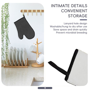 Maniques de four personnalisées pour la cuisson, la pâtisserie, le grillage et le barbecue – Résistantes à la chaleur, isolées, antidérapantes, imperméables et réutilisables - Product Image 4