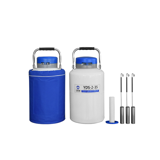 Small 2 Liter Semen Litre  Liquid Nitrogen Container Artificial Pigs Cow Semen Tank Liquid Nitrogen