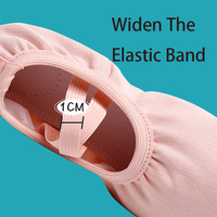 Chaussons de danse souples de haute qualité pour filles, en toile, pour la pratique du ballet, prix de gros, ballerines pour enfants