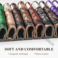 Tissu d'ameublement Hometextile écologique en velours uni, jacquard doux, occultant, teint, imprimé super léopard, en rouleau, ignifuge