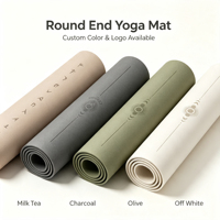 Tapis de yoga JOYFIT en PU, tapis de yoga écologique pour Pilates, tapis de yoga antidérapant