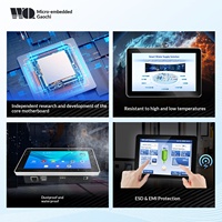 Weiqian - Tableta PC Industrial Integrada con Pantalla Táctil Capacitiva Android de 7/21.5 Pulgadas, Totalmente Sellada, DDR3, para Detección de COV