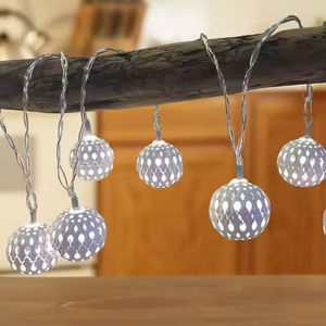 Outdoor Bedroom Living Room <b>Window</b> Christmas Tree Decoration Led String <b>Light</b> Hollow Modern Ball Lamp Indoor IP33 Rated 300cm - Product Image 2