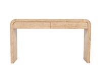 Meuble de salon console de table d'entrée en bois naturel étroit minimaliste classique